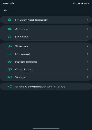 Privacy and Security section