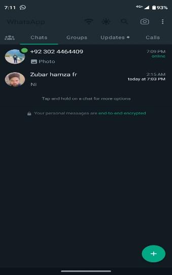 contact status online