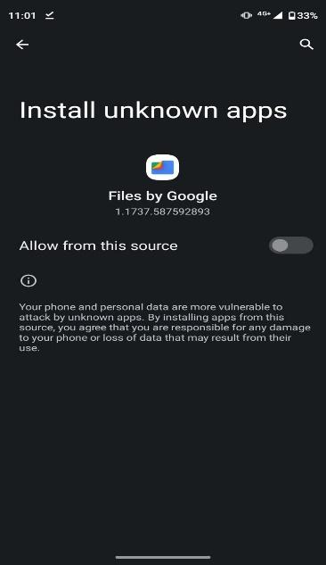 install unknown source